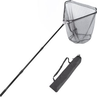 Retractable Long Landing Net - 83" Large Fishing Net Telescoping Handle, 26" Deep. with Storage Bag